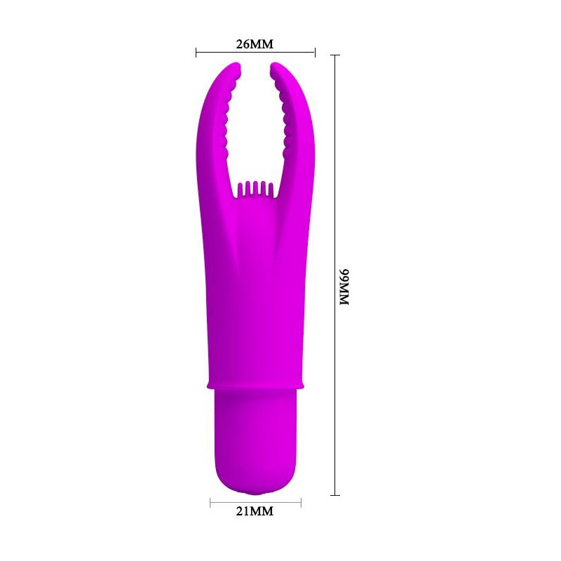 Masażer łechtaczki mini wibrator sex 12 trybów 9cm